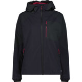 CMP Jacket Fix Hood Damen Winterjacke nero-antracite Produktbild 0