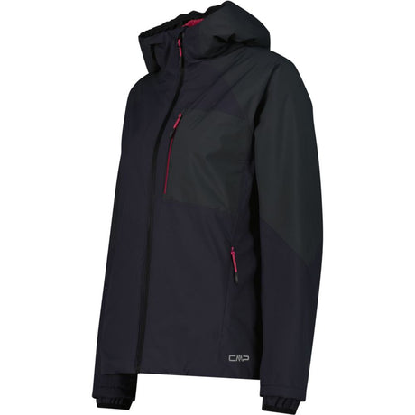 CMP Jacket Fix Hood Damen Winterjacke nero-antracite Produktbild 1