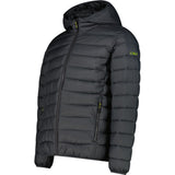 CMP Man Jacket Fix Hood Herren Isolationsjacke black-pine Produktbild 1