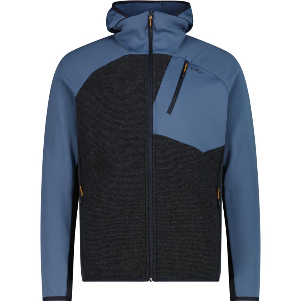 CMP Man Jacket Fix Hood Herren Jacke carbone-mel-avio Produktbild 0