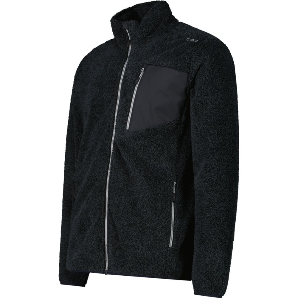 CMP Man Jacket Herren Fleecejacke titanio-mel-ghiaccio Produktbild 1