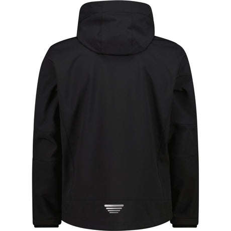 CMP Man Jacket Zip Hood Herren Softshelljacke nero-caramel Produktbild 1