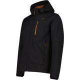 CMP Man Jacket Zip Hood Herren Softshelljacke nero-caramel Produktbild 2
