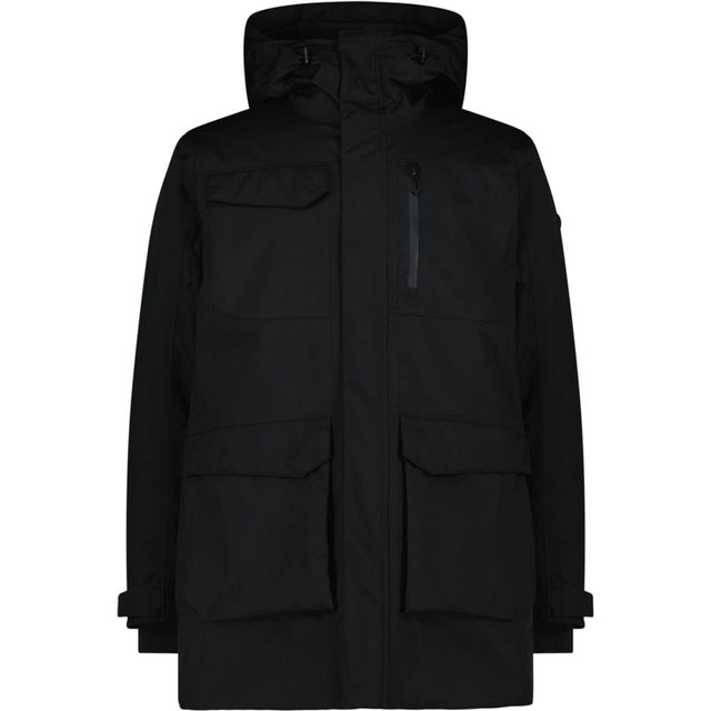 CMP Man Parka Zip Hood Herren Winterjacke nero Produktbild 0