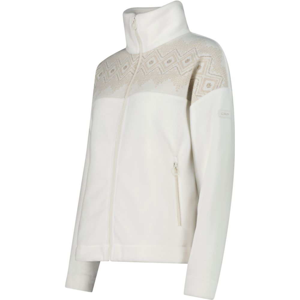 CMP Woman Jacket Damen Fleecejacke bco-gesso-mel Produktbild 2