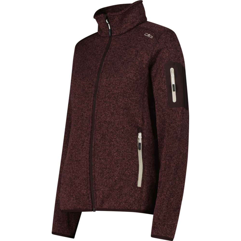 CMP Woman Jacket Damen Fleecejacke black-berry-lighter Produktbild 1