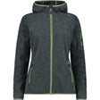 CMP Woman Jacket Fix Hood Damen Fleecejacke jungle Produktbild 0