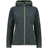 CMP Woman Jacket Fix Hood Damen Fleecejacke jungle Produktbild 0