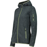 CMP Woman Jacket Fix Hood Damen Fleecejacke jungle Produktbild 2