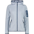 CMP Woman Jacket Fix Hood sky-blue-bianco Produktbild 0