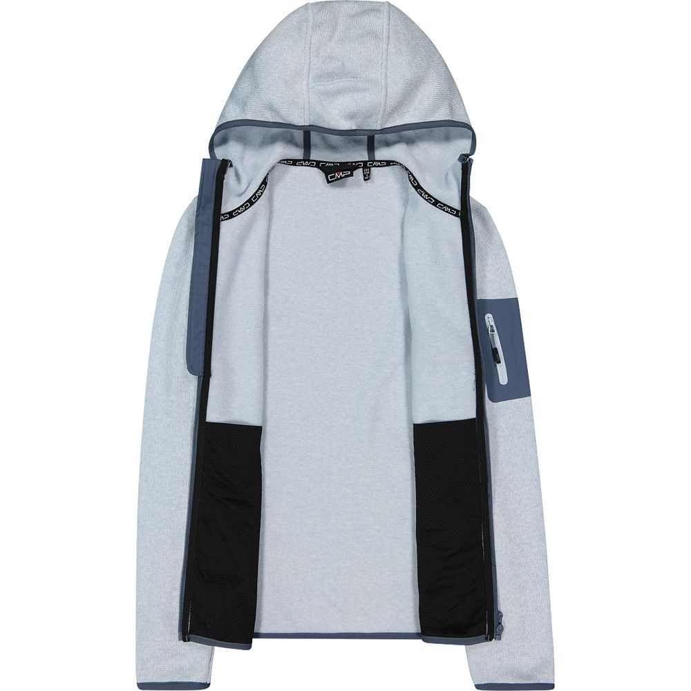 CMP Woman Jacket Fix Hood sky-blue-bianco Produktbild 3
