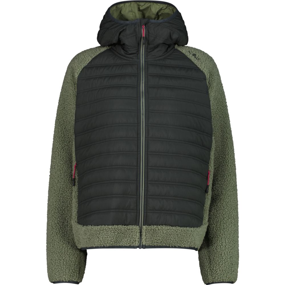 CMP Woman Jacket Hybrid Fix Hood Damen Isolationsjacke jungle Produktbild 0