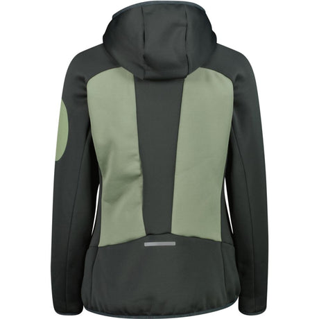 CMP Woman Jacket Hybrid Fix Hood Midlayer Damen Hybridjacke green-tea Produktbild 1