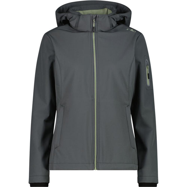 CMP Woman Jacket Zip Hood Damen Softshelljacke jungle Produktbild 0