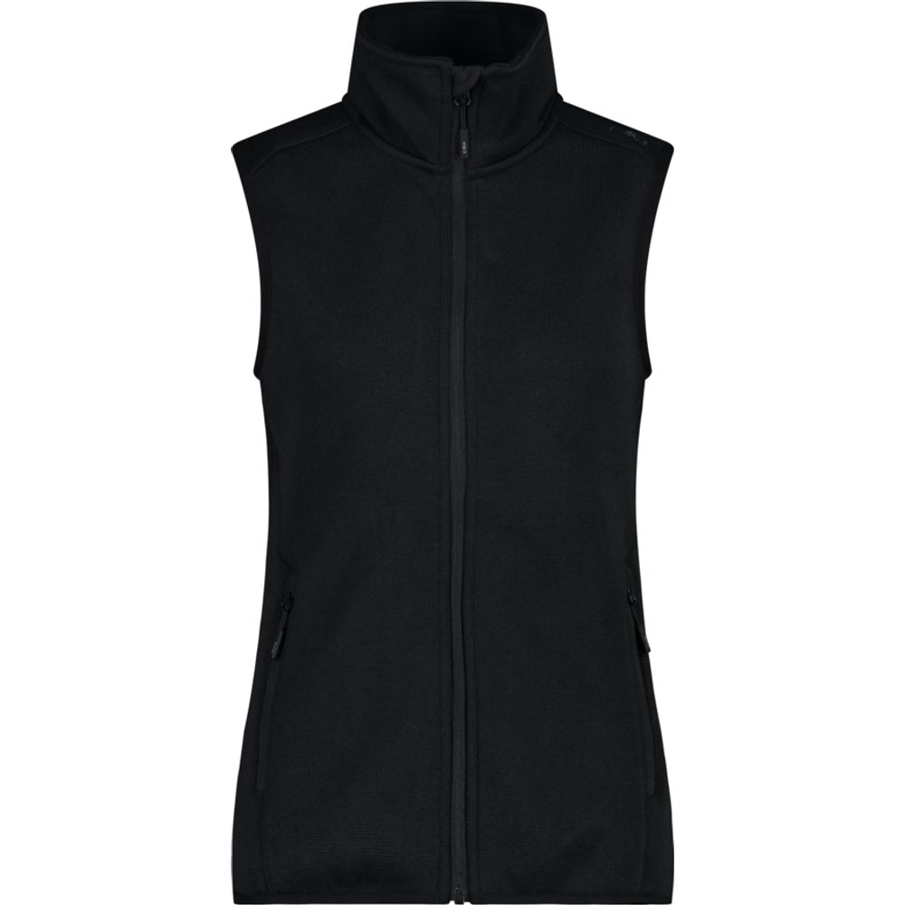 CMP Woman Vest Damen Fleeceweste nero-titanio Produktbild 0