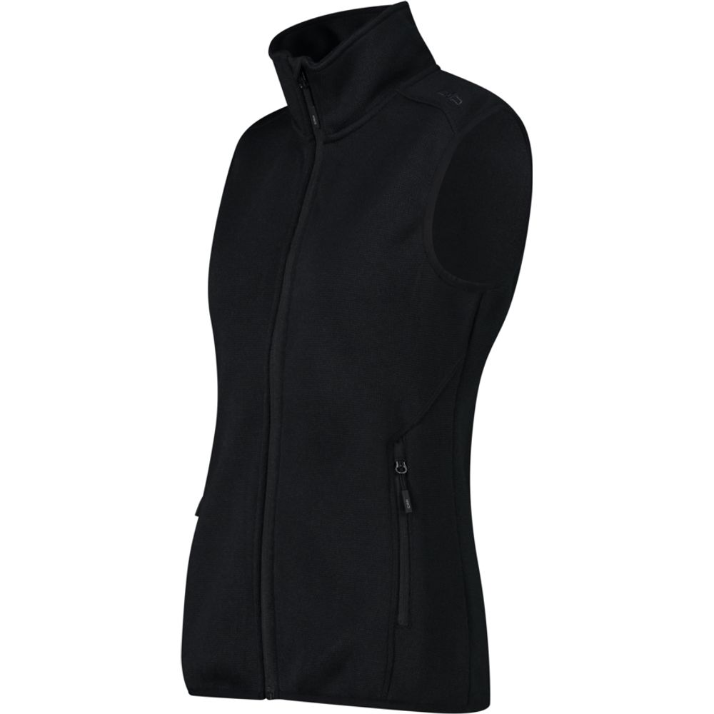 CMP Woman Vest Damen Fleeceweste nero-titanio Produktbild 1