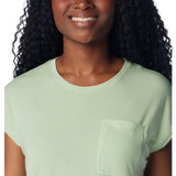 Columbia Boundless Trek Short Damen T-Shirt sage leaf Produktbild 3