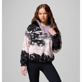 Columbia Damen Helvetia II Printed Cropped Half SN Fleece Pullover shale purple sisters, shale purple Produktbild 3