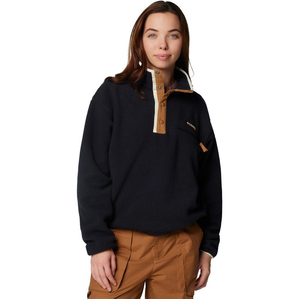 Columbia Helvetia™ II Cropped Damen Fleecepullover black Produktbild 0
