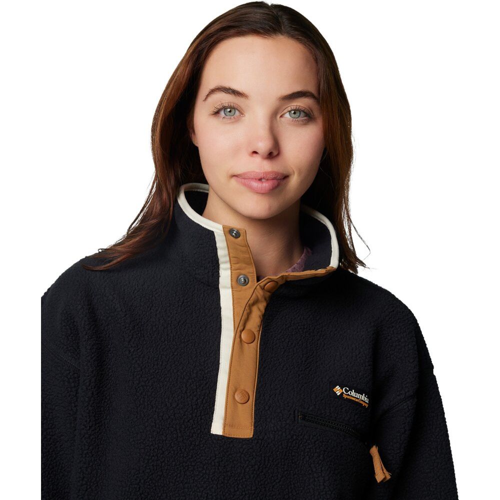 Columbia Helvetia™ II Cropped Damen Fleecepullover black Produktbild 4