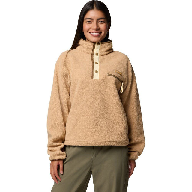 Columbia Helvetia™ II Cropped Damen Fleecepullover canoe Produktbild 0