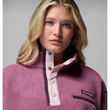 Columbia Helvetia™ II Cropped Half Snap Fleece Damen Fleecejacke antique mauve Produktbild 3