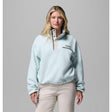 Columbia Helvetia™ II Cropped Half Snap Fleece Damen Fleecejacke tea light, dark stone Produktbild 0