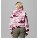 Columbia Helvetia™ II Printed Cropped Half Snap Damen Fleecepullover antique mauve, summits Produktbild 1