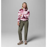 Columbia Helvetia™ II Printed Cropped Half Snap Damen Fleecepullover antique mauve, summits Produktbild 4
