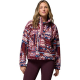 Columbia Helvetia™ II Printed Cropped Half Snap Damen Fleecepullover antique-mauve, geomix Produktbild 0