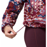Columbia Helvetia™ II Printed Cropped Half Snap Damen Fleecepullover antique-mauve, geomix Produktbild 4