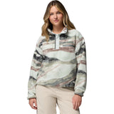 Columbia Helvetia™ II Printed Cropped Half Snap Damen Fleecepullover sedona-sage,-su Produktbild 0