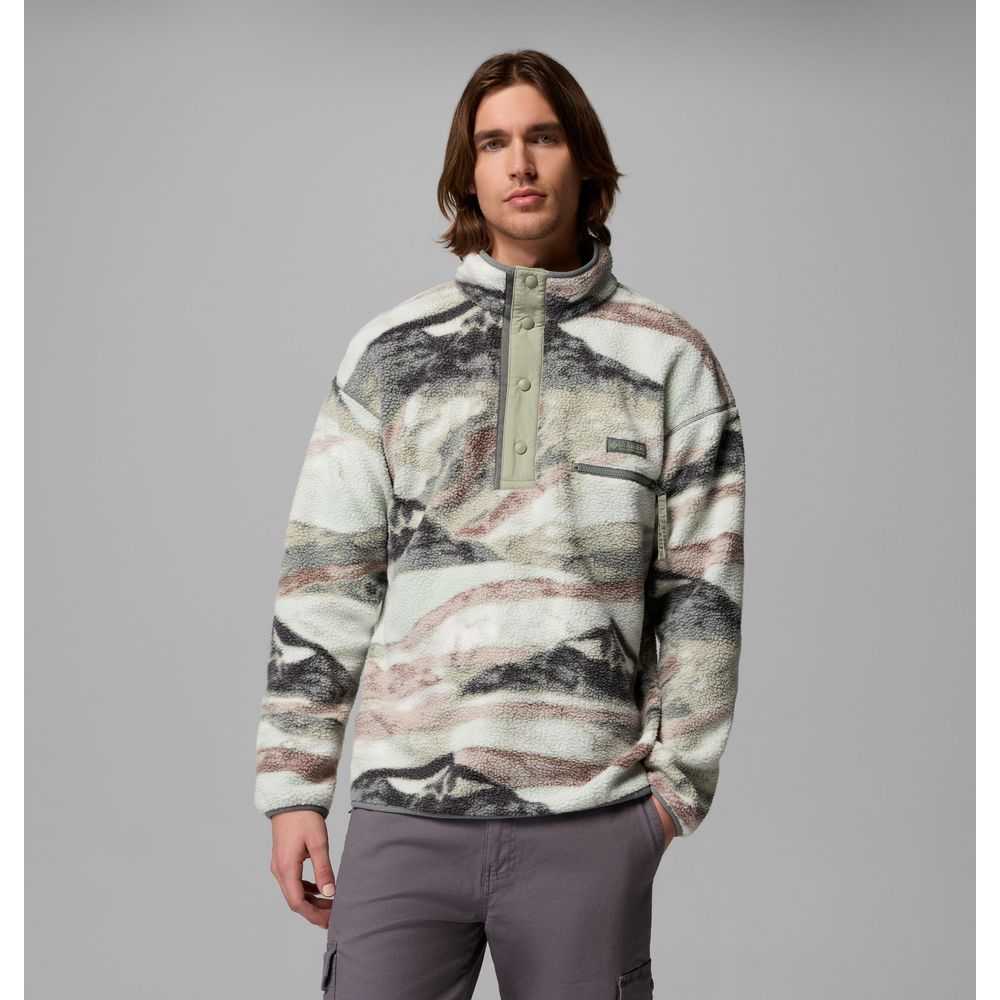 Columbia Helvetia™ II Printed Half Snap Herren Fleecepullover sedona-sage-sum Produktbild 0