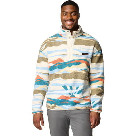 Columbia Helvetia II Printed Herren Fleecepullover chalk rogue valley Produktbild 0