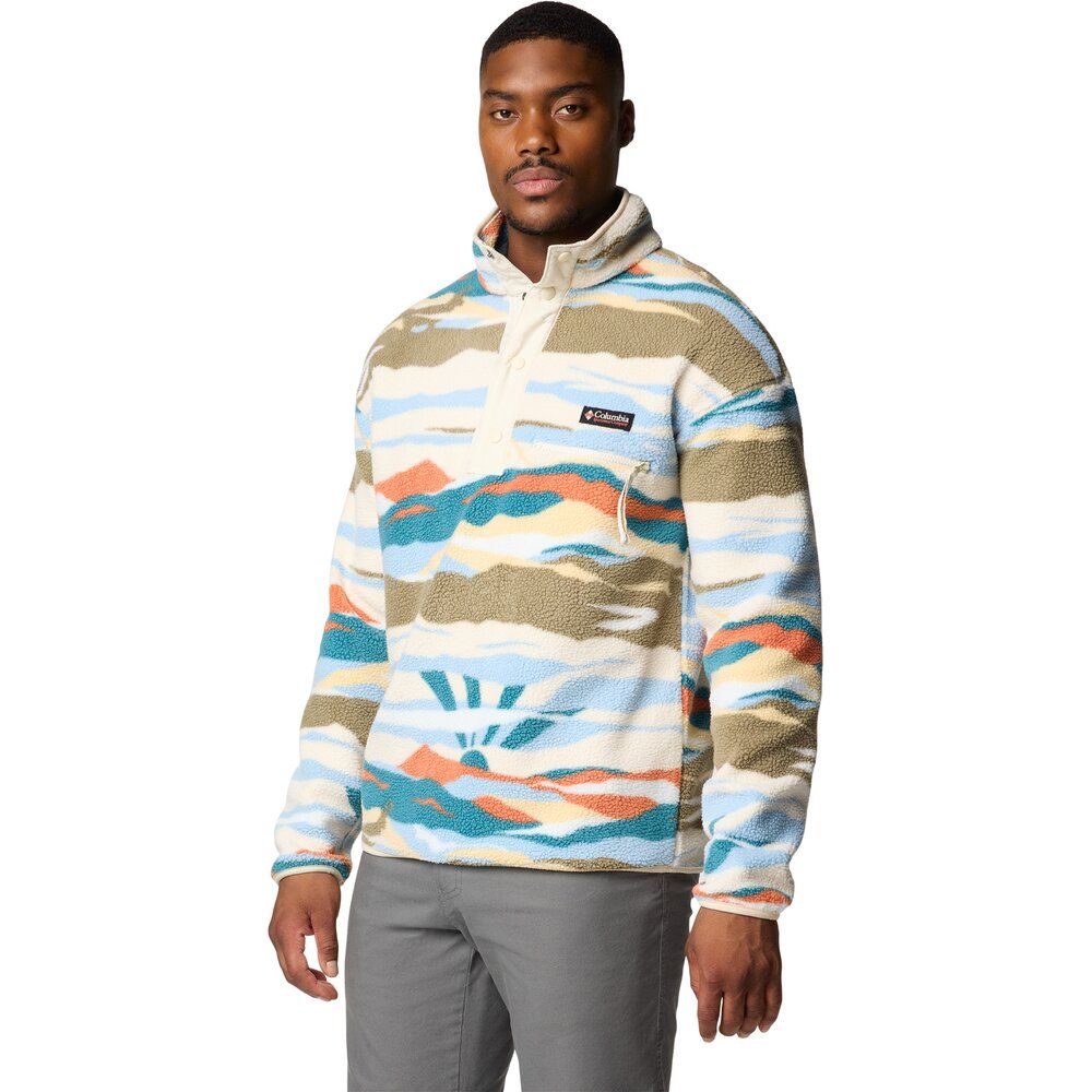 Columbia Helvetia II Printed Herren Fleecepullover chalk rogue valley Produktbild 2