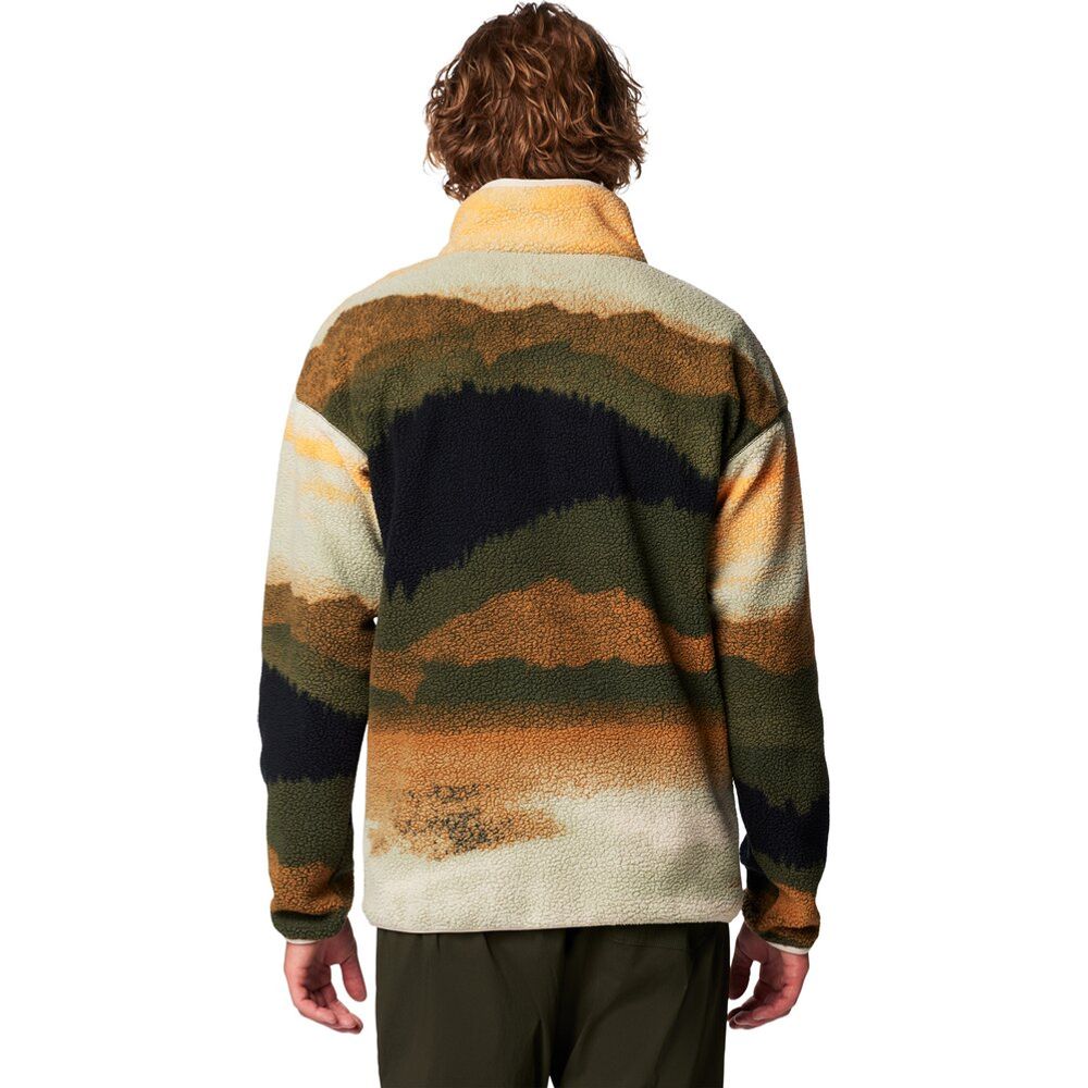 Columbia Helvetia II Printed Herren Fleecepullover greenscape dolomites Produktbild 1