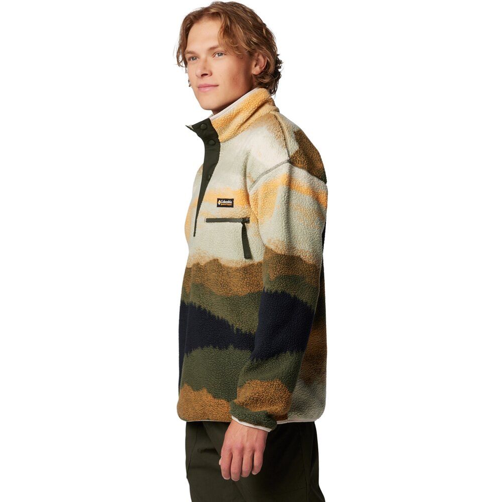 Columbia Helvetia II Printed Herren Fleecepullover greenscape dolomites Produktbild 2