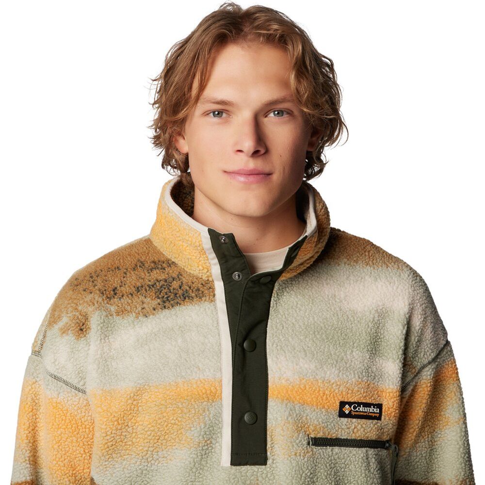 Columbia Helvetia II Printed Herren Fleecepullover greenscape dolomites Produktbild 4
