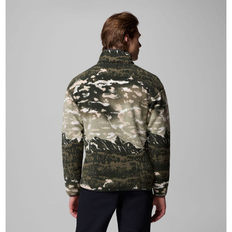 Columbia Herren Helvetia II Printed Half Snap Fleece Pullover safari sisters Produktbild 1