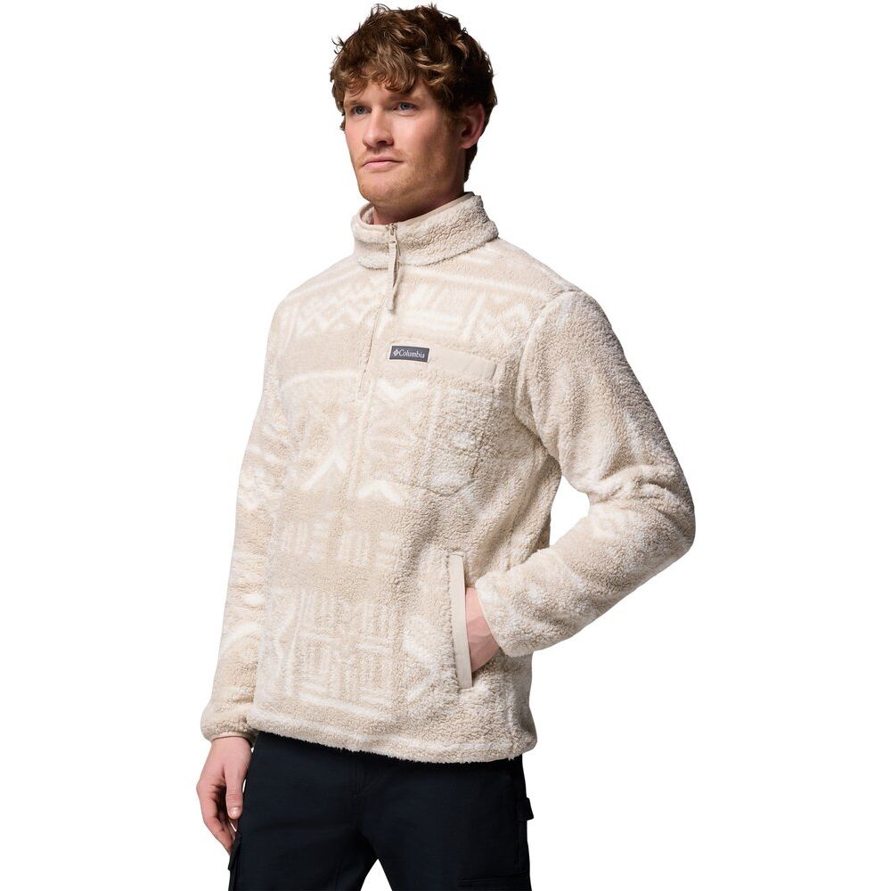 Columbia Herren Rugged Ridge High Pile Half Zip Fleecejacke dark stone deschutes days Produktbild 2