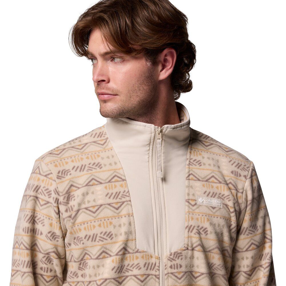 Columbia Herren Sequoia Grove Printed Full Zip Fleecejacke dark stone horizons Produktbild 5