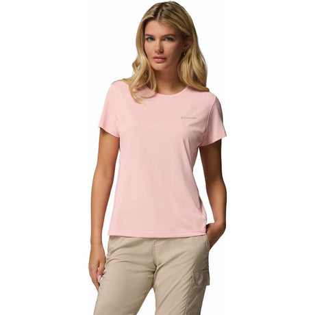 Columbia Zero Rules Light Crew Damen T-Shirt pink sand Produktbild 0
