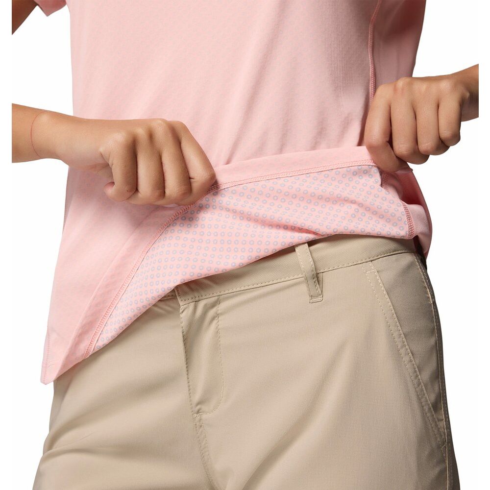 Columbia Zero Rules Light Crew Damen T-Shirt pink sand Produktbild 6
