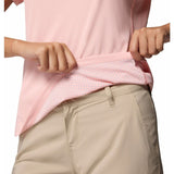 Columbia Zero Rules Light Crew Damen T-Shirt pink sand Produktbild 6