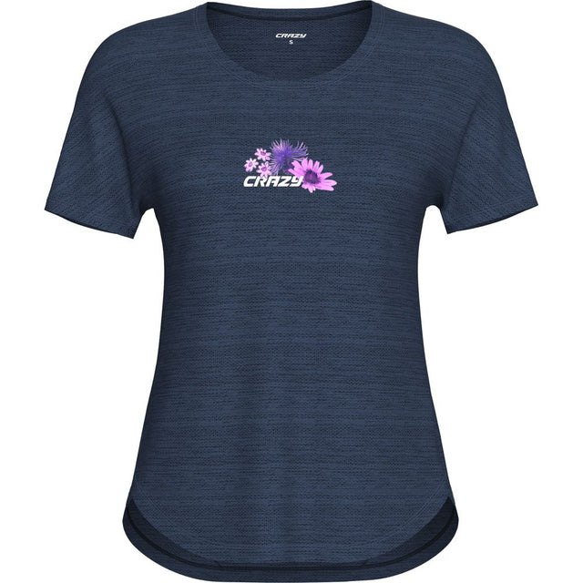 Crazy Idea Exit Damen T-Shirt  blue Produktbild 0