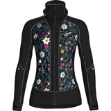 Crazy Idea Jacket Channel Damen Isolationsjacke print-alpin-flower Produktbild 0
