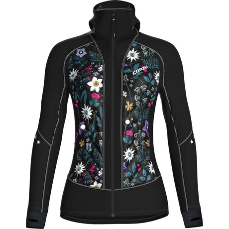 Crazy Idea Jacket Channel Damen Isolationsjacke print-alpin-flower Produktbild 0