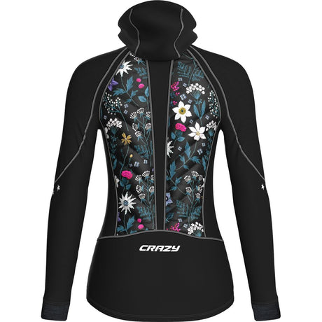 Crazy Idea Jacket Channel Damen Isolationsjacke print-alpin-flower Produktbild 1