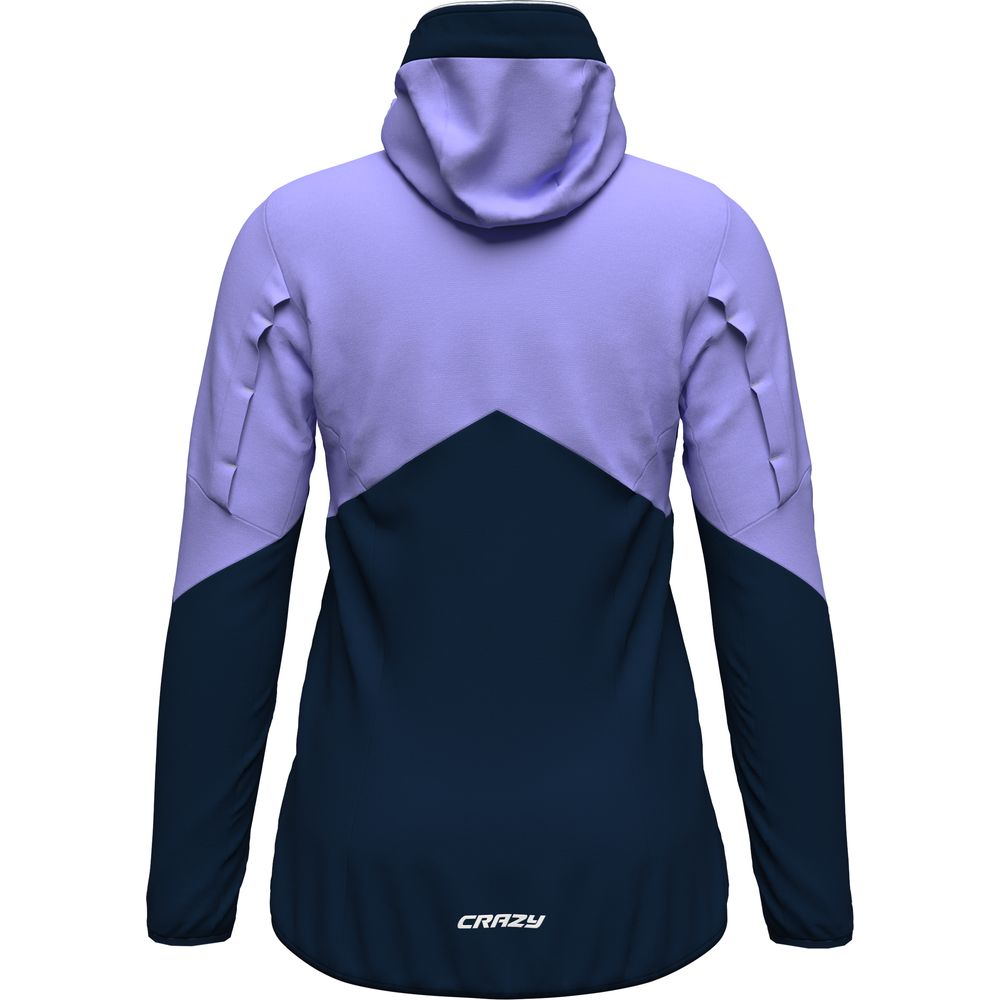 Crazy Idea Jkt Boosted Proof Damen Shelljacke aster Produktbild 1