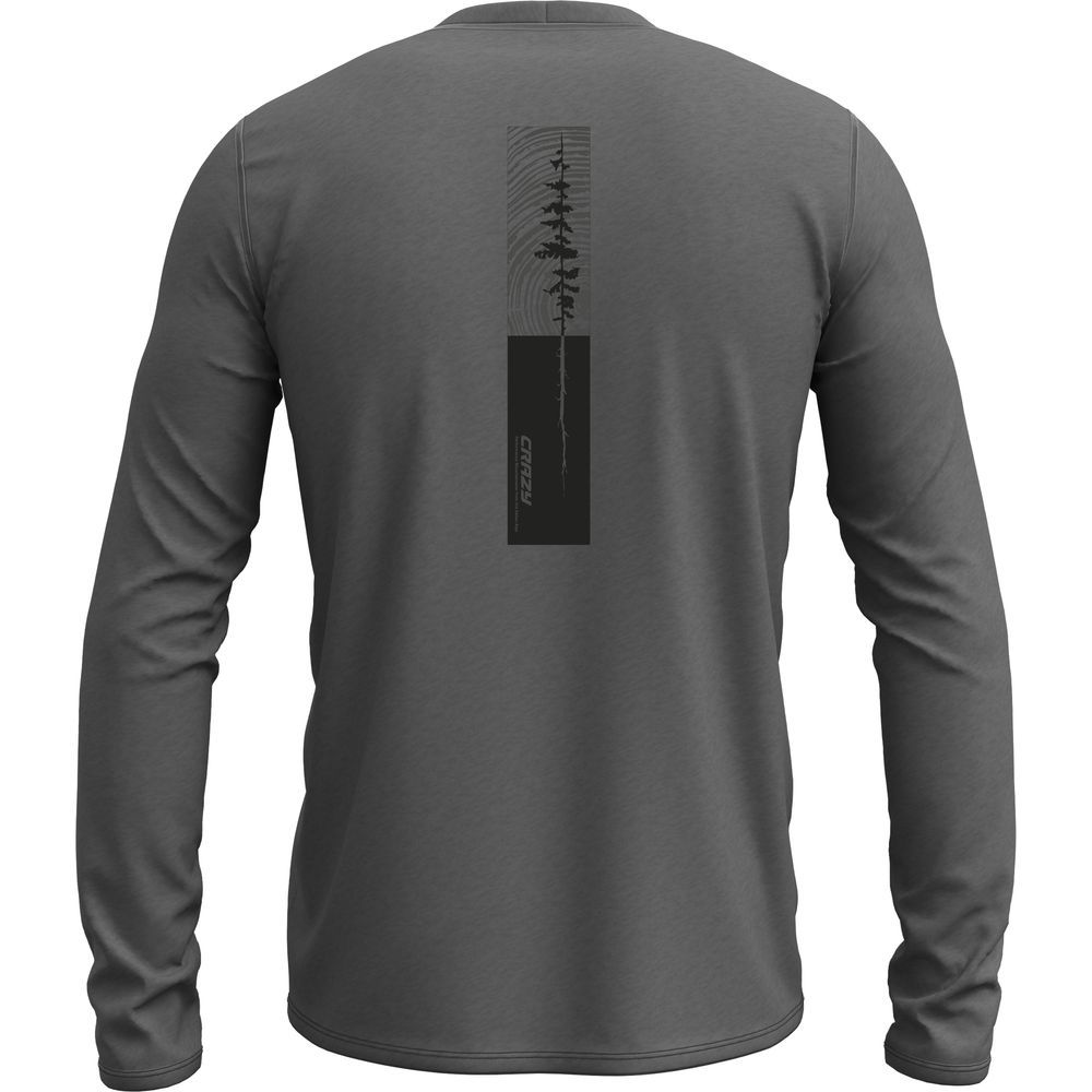 Crazy Idea Long Sleeved Gulliver Herren Langarmshirt stone Produktbild 1